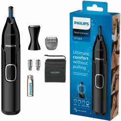 Philips Nasentrimmer 5000 Serie, Effiziente Haarentfernung für Nase, Ohren und Augenbrauen, mit PrecisionTrim-Technologie, wasserdicht, Modell NT5650/16 Series 5000 NT5650/16 Angebot bei HelloDeals