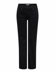ONLY Female Straight-Fit Jeans ONLBLUSH Mittlere Taille Gerade geschnitten Jeans XL / 32L Black Denim Angebot bei HelloDeals