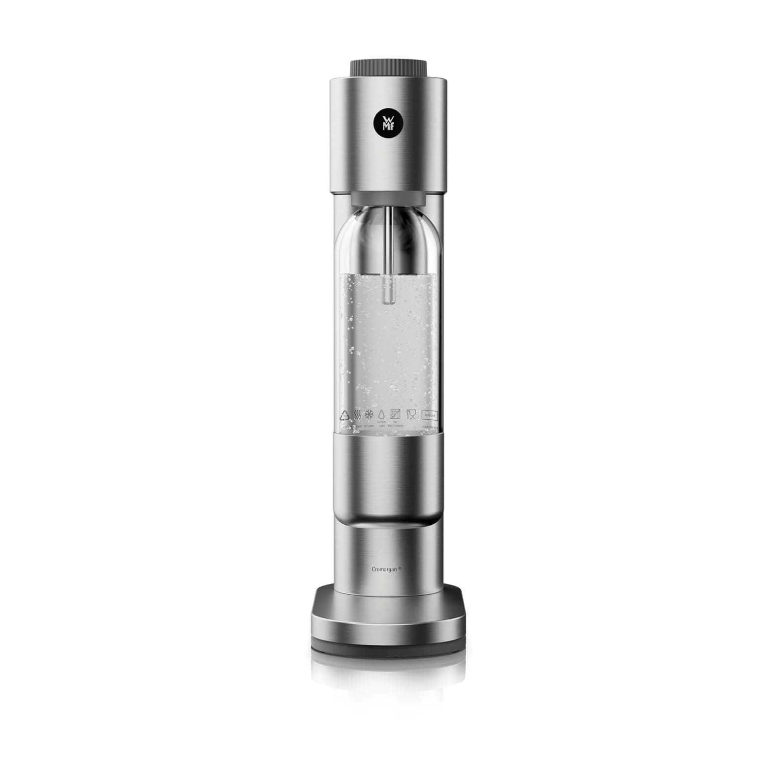 WMF Element One Wassersprudler – vollautomatische Edelstahl Sprudelmaschine mit 3 Graden, platzsparendes Design, eleganter Soda Maker & Sprudelgerät für prickelnden Genuss auf Knopfdruck, Farbe Silber Wassersprudler Silber 0,85 L Angebot bei HelloDeals