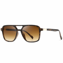 kimorn Retro Sonnenbrille für Damen Herren Trendy Retro Sonnenbrille Rechteck Rahmen Schatten K1649 Schildkröte/Braun Angebot bei HelloDeals
