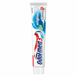 Zahncreme - Odol-med3 Original, Zahnpasta mit 3in1 Schutz für starke Zähne, gesundes Zahnfleisch** und frischen Atem, 75 ml No 75 ml (1er Pack) Angebot bei HelloDeals