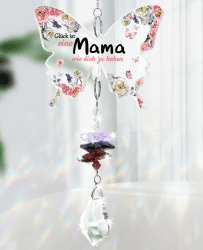 Muttertagsgeschenke für Mama, Kristalle Sonnenfänger Glücksbringer Geburtstagsgeschenk für Mutter, Muttertag Geburtstag Ostern Frauen von Tochter Sohn Angebot bei HelloDeals