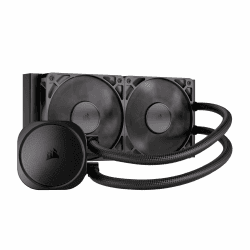 Corsair Nautilus 240 RS CPU-Flüssigkeitskühler – 240mm AIO – Geräuscharm – Direkter Mainboard-Anschluss – Intel LGA 1851/1700, AMD AM5/AM4 – 2X RS120-Ventilatoren Inbegriffen – Schwarz Kein RGB 240mm Schwarz, Standard Angebot bei HelloDeals