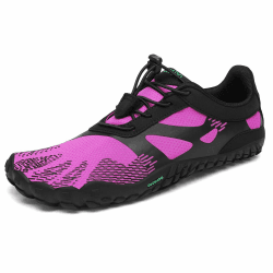 SAGUARO Unisex Barfußschuhe Outdoor Barfussschuhe rutschfest Minimalistische für Alltag Training Walking ReisenGr.36-48 40 EU Schwarzlila Angebot bei HelloDeals