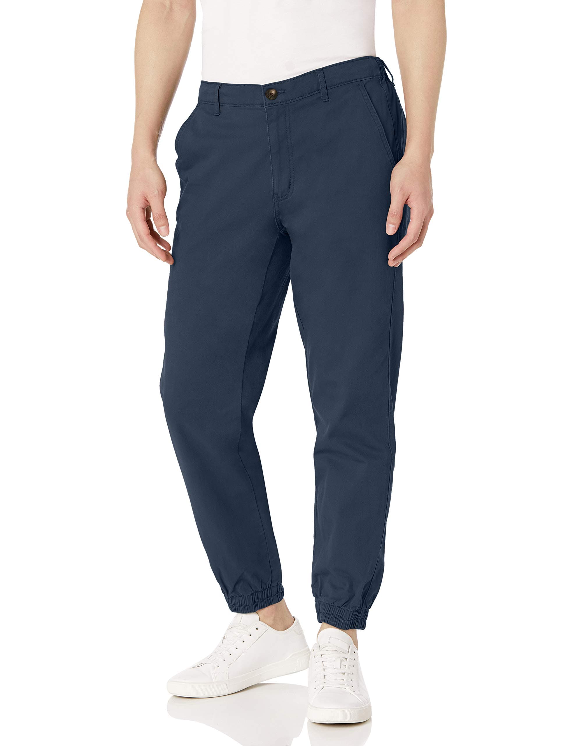 Amazon Essentials Herren Chino-Jogginghose Mit Geradem Schnitt XL-XXL Marineblau Angebot bei HelloDeals