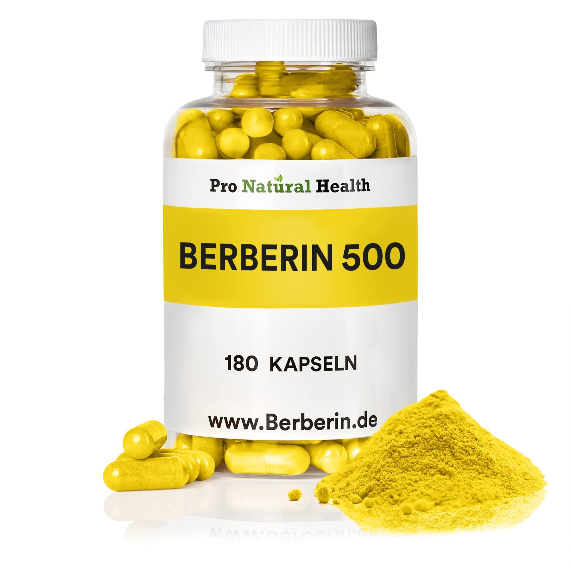 Berberin 500 mg (180 Kapseln) - Made in Germany - vegan - hochdosiert 97% Berberin HCl - natürliches Nahrungsergänzungsmittel Berberin Pulver Wurzelextrakt aus der Berberis Aristata Pflanze Angebot bei HelloDeals