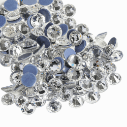 Beadsland Hotfix Strasssteine,2880 Stück Flache Rückseite Klare Strasssteine für textilien Kleidung Basteln Dekoration,Kristall Weiss,SS10,2.7-2.9mm Kristall Weiss SS10/2880pcs Angebot bei HelloDeals