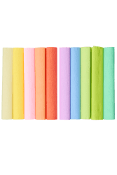 Krepppapier 25x200 cm Crepepapier für Handwerke, Kräuselpapier zur Dekoration, Schulpapier, Rollenpapier Elastizität, nicht abfärbende Farben, Pastellfarbenmix 10er Pack Angebot bei HelloDeals