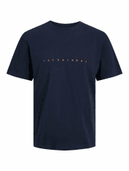 JACK & JONES Male T-Shirt Logo T-Shirt XL Dark Navy Angebot bei HelloDeals