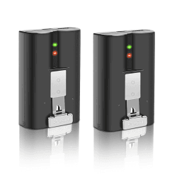2 Stück Schnellwechsel-Akku Kompatibel mit Ring, Akku kompatibel für Ring Video Doorbell 2/3/3+/4 Stick Up Cam (2/3nd Gen), Spotlight Schwarz Angebot bei HelloDeals