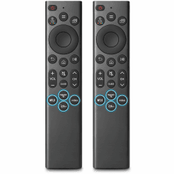 2er-Pack Universal Fernbedienung für alle Samsung Fernseher LED QLED UHD Frame Solar 4K 8K Smart TV Original Remote, Universalfernbedienung mit Shortcut Taste für alle Samsung-Fernseher Angebot bei HelloDeals