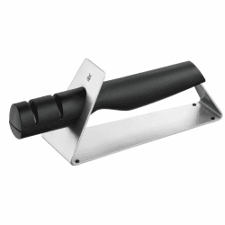 WMF Gourmet Messerschärfer Keramikscheiben, Messerschleifer 2 Stufen, Vor- und Nachschleifen, sichere Handhabung Single Angebot bei HelloDeals