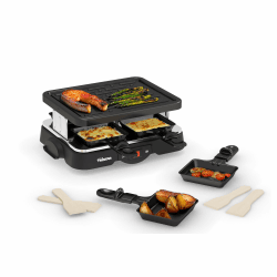 Tristar Raclette-Grill für bis zu 4 Personen, 500 W, 4 Antihaft-Pfännchen, Kompaktes Design, Ideal für Camping & Kleine Haushalte, RA-2949 Angebot bei HelloDeals
