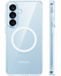 TORRAS für Samsung Galaxy S26 Hülle für MagSafe [100% Anti-Vergilbung & Militärschutz] Stoßfest Haltbarkeit Klar Handyhülle Samsung S26 Case Dünn Mit DIY Knöpfe Slim Guardian-Mag Transparent Samsung S26 Transparent Angebot bei HelloDeals