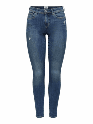 ONLY Female Skinny Jeans ONLWAUW Mittlere Taille Skinny Fit Jeans XL / 32L Medium Blue Denim Angebot bei HelloDeals