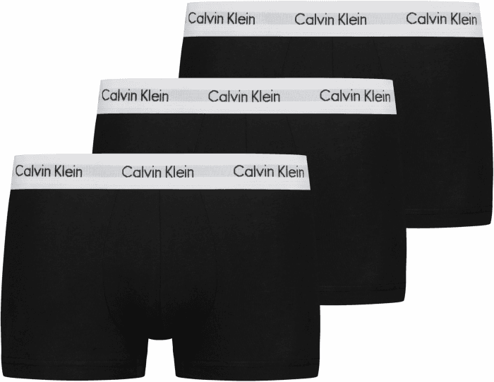 Calvin Klein Herren 3er Pack Boxershorts Low Rise Trunks Unterwäsche L Black (Black) Angebot bei HelloDeals
