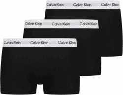 Calvin Klein Herren 3er Pack Boxershorts Low Rise Trunks Unterwäsche L Black (Black) Angebot bei HelloDeals