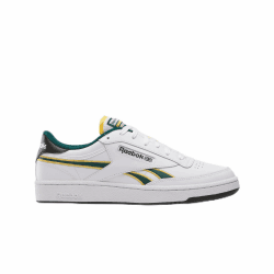 Reebok Unisex Club C Revenge Sneaker 38.5 EU Weiß Fierce Gold Collegiate Green Angebot bei HelloDeals
