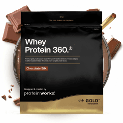Protein Works | Whey Protein 360 - GOLD Innovation, Whey Protein Pulver, Eiweißpulver für Muskelaufbau & Regeneration, Mit Vitaminen & Verdauungsenzyme, Chocolate Silk, 20 Portionen, 600g Schokolade 600g Angebot bei HelloDeals