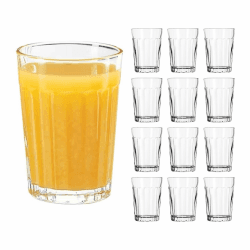 LIBBEY 70664 Trinkglas "PANELED TUMBLERS", 207 ml, 12er Set Angebot bei HelloDeals
