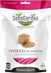 Seba Garden Leinsamen/Flaxsamen 1 kg, Premiumqualität, frisch geerntet, reich an Omega-3-Fettsäuren und Ballaststoffen, verpackt in wiederverschließbarem Beutel, gentechnikfrei, Keto & Paleo Angebot bei HelloDeals