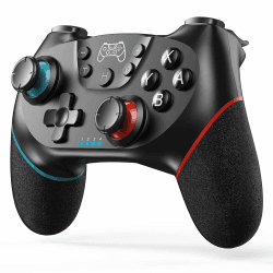 UPDATE-VERSION Controller für Switch 1/Switch 2/Lite/OLED, Controller für Switch Pro mit Aufwachen, Wireless Controller für Switch mit 6-Achsen Gyroskop, Double Shock, Turbo und Screenshot Angebot bei HelloDeals