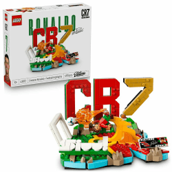 LEGO Editions Cristiano Ronaldo - Fußball-Highlights Spielzeug - 3D Modellbau mit Minifigur zum Sammeln - Kinderzimmer Deko - Geschenk für Jungen, Mädchen ab 10 Jahren und erwachsene Sportfans - 43012 Cristiano Ronaldo – Football Highlights 43012 Angebot bei HelloDeals