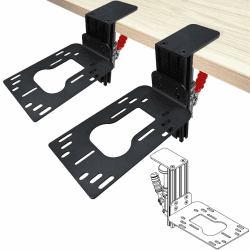 WELLMETE 2 Set Hotas Flight Sim Desk Mount for PC Game Flight Joystick Compatible with Turtle Beach Flightdeck and Thrustmaster Flight Joystick and Throttle T16000, TCA, Hotas X, Hotas One, Hotas 4 Angebot bei HelloDeals