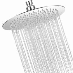 8 Zoll(20cm) Regenbrause, Fester Duschkopf Regendusche 304 Regendusche Duschkopf Kopfbrause Dusche Kopfbrause 360° Verstellbar Duschkopf Regendusche mit Selbstreinigenden Düsen (Silber) Angebot bei HelloDeals