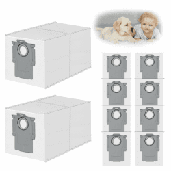Staubbeutel für Roborock Qrevo Serie,QV 35A /35S,Qrevo S Pro,Qrevo S5V,Saros 10R,Saros 20,Qrevo Curv/Edge,S8 Maxv Ultra,Qrevo Master/Slim Saugroboter Zubehör,10 Stück Hohe Kapazität Staubsaugerbeutel Qrevo Serie/Saros 10R Staubbeutel Angebot bei HelloDeals