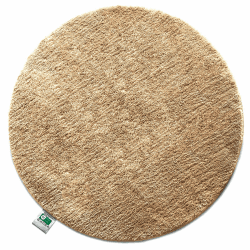 Floordirekt Badematte Sky, Badteppich in Rund, Dichtes, Flauschiges Wohlgefühl für Ihr Zuhause, Badvorleger rutschfest waschbar, schadstoffgeprüft (Beige, 120 cm (Rund)) 120 cm (Rund) Beige Angebot bei HelloDeals