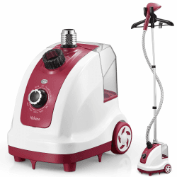 Yabano Dampfglätter & Vertikaler Steamer, 1950W Professioneller Kleiderdampfer, 40 g/min Konstanter Dampf, 11 Dampfstufen, 1,35L Abnehmbarer Wassertank, 10s Aufheizzeit, Mobiler Stand-Steamer Angebot bei HelloDeals