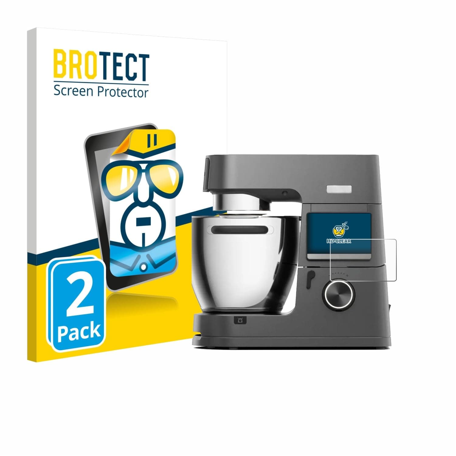 BROTECT 2 Stück Schutzfolie für Kenwood Cooking Chef KCL96.004DG Displayschutz Folie Made in Germany, Ultra-Klar Angebot bei HelloDeals