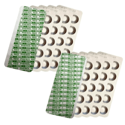 Testtabletten für Schütteltester (Rapid) zur chemischen Wasseranalyse von pH-Wert (Phenol red) und freiem Chlor (2 x 50 Stück) Angebot bei HelloDeals