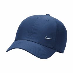 Nike Kappe Metal Swoosh H86 M-L Midnight Navy/Metallic Silver Angebot bei HelloDeals