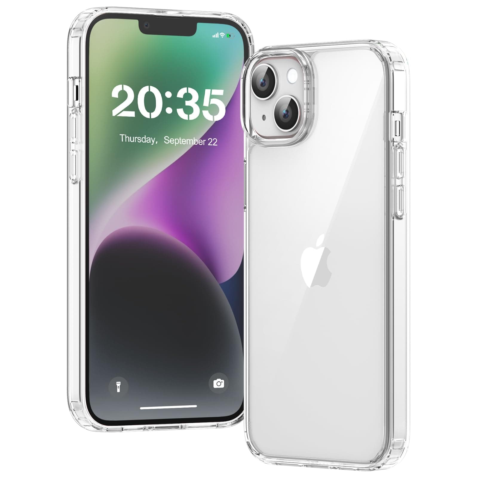 Hülle für iPhone 14 Hülle, Anti-Vergilbung Transparent Handyhülle Stoßfest Schutzhülle, Premium Kratzfeste Case für iPhone 14 - Durchsichtig Durchsichtig iPhone 14 Angebot bei HelloDeals