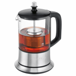 ProfiCook® 2in1 Wasserkocher & Teekocher in Einem | Wasserkocher mit Temperatureinstellung & Temperaturanzeige | Teekanne Glas 0,5L mit Edelstahl-Filter & Warmhaltefunktion | BPA-frei | PC-TK 1165 Angebot bei HelloDeals