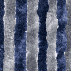 Moritz Flauschvorhang aus Chenille 100 x 200 cm blau grau Türvorhang als Fliegenschutz Insektenschutz für Camping Wohnwagen H200 x B100 cm(1er Pack) Blau-grau Angebot bei HelloDeals