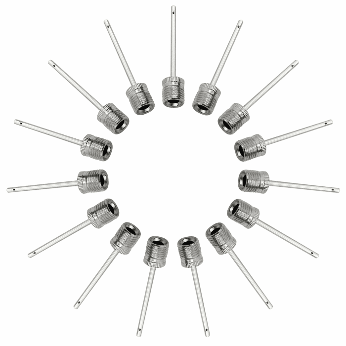 Mobi Lock Ballpumpennadel – Edelstahl-Luftpumpennadeln – ideal zum Aufblasen von Fußball, Basketball, Volleyball und allen anderen Sportbällen 15 pack Angebot bei HelloDeals