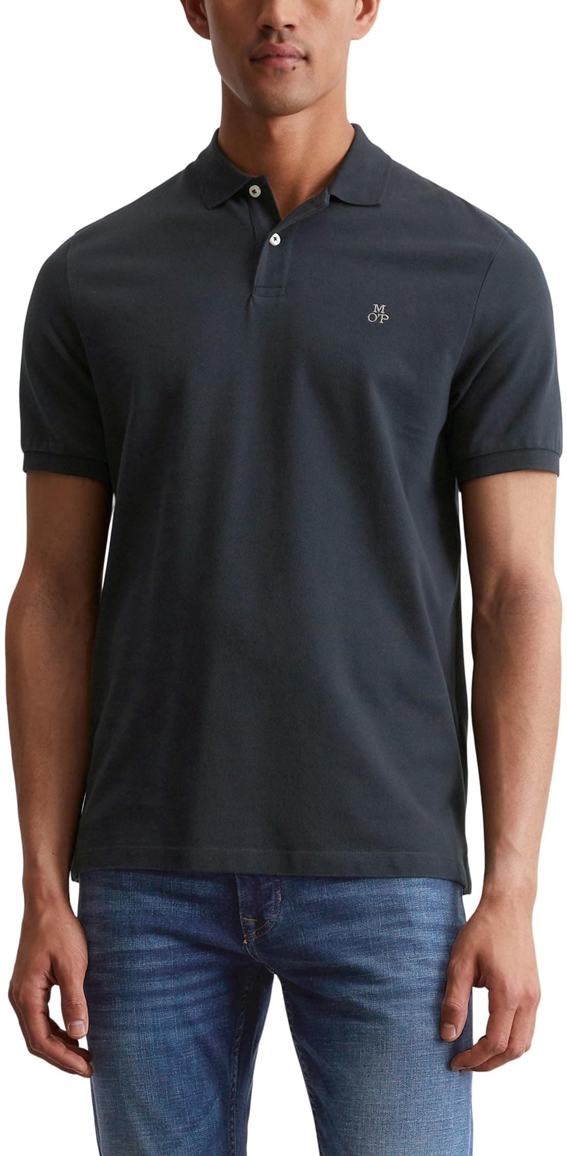 Marc O'Polo Herren B21223053092 T-Shirt (1er Pack) XL Blau Angebot bei HelloDeals