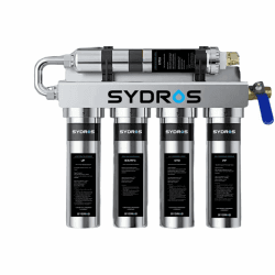 Sydros Optimus 5-Stufen-Wasserfilter filtert Kalk, Mikroplastik, PFAS & Chlor 500+ Schadstoffe - Hochleistungs-Inline-Filter für kristallklares sauberes Trinkwasser in Küche & Büro Angebot bei HelloDeals