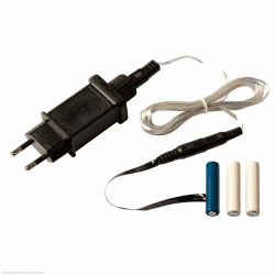 Hellum Batterie Adapter 3x AAA, Ersatz für 3x AAA Batterien 1,8m transparentes Kabel,4,5V Netzteil Adapter Dummy, für Deko batteriebetrieb 150841 3xAAA Dummy Angebot bei HelloDeals