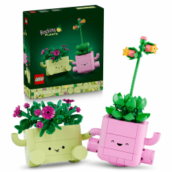 LEGO Botanicals Schaukelnde Pflanzen - Set mit Kunstblumen - mit 2 Kunstpflanzen & 2 pastellfarbenen Blumentöpfen für Schlafzimmer Deko - DIY Geschenkidee für Mädchen ab 9 Jahren & Erwachsene - 11506 Angebot bei HelloDeals