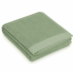 s.Oliver Saunahandtuch 080x200-100% Baumwolle, weich & saugstark, Badetuch hellgrün Hellgrün 080 x 200 cm Angebot bei HelloDeals