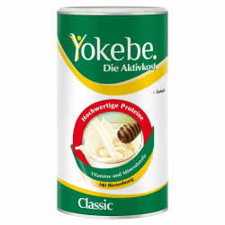 YOKEBE Classic – Diätshake zum Abnehmen – glutenfrei und vegetarisch – Mahlzeitersatz zur Gewichtsabnahme mit hochwertigen Proteinen – 500 g Honig Angebot bei HelloDeals