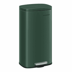 SONGMICS Mülleimer Küche, 30 Liter, Abfalleimer, Treteimer, mit Deckel, Softclose, Fußpedal, Stahl, Inneneimer, vintagegrün LTB003C02 vintagegrün 30 L Angebot bei HelloDeals