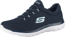Skechers Damen Summits 6404199000 Turnschuhe 39 EU Navy Mesh White Trim Angebot bei HelloDeals