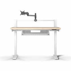 Corsair Platform:4 Elevate – 120 cm x 76 cm, Verstellbarer Höhe, Electric Stehender Computer Home Office Gaming-Schreibtisch, USB-Anschluss, Monitorarm Inbegriffen – Weißkiefer Beize Einstellbare Höhe Weißkiefer Beize Angebot bei HelloDeals