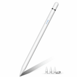 Pencil 1. Generation für iPad (2018-2026), 20 Mins Schnellladung mit Neigung & Palm Rejection, Stift für iPad Kompatibel mit i-Pad Air 3/4/5/M2/M3, Mini 5/6, i-Pad 6-11, Pro 11"/12,9"/13" M4 (Weiß) Angebot bei HelloDeals