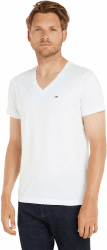 Tommy Jeans Basic T-Shirt XL Weiß (Classic White) Angebot bei HelloDeals